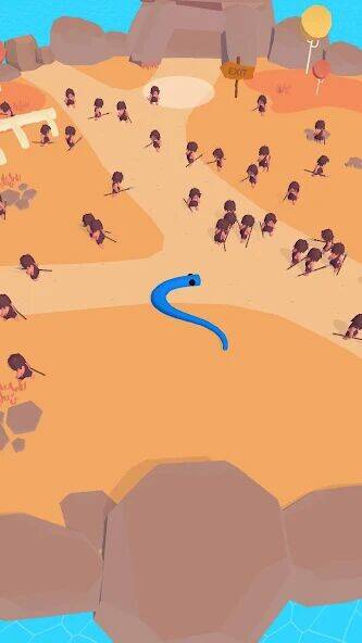 Скачать взломанную Snake Crusher [Бесплатные покупки] MOD apk на Андроид