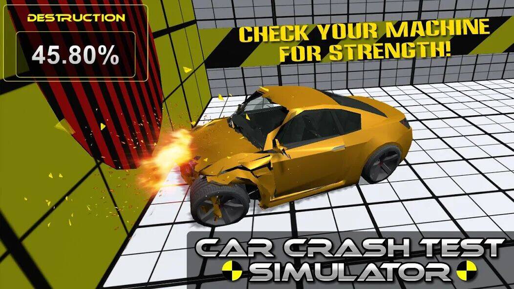 Скачать взломанную Машина Краш Тест Симулятор [Бесплатные покупки] MOD apk на Андроид