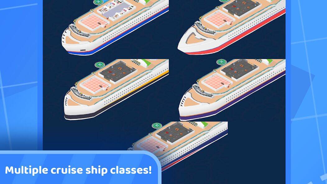 Скачать взломанную Idle Cruise Ship Simulator [Много денег] MOD apk на Андроид