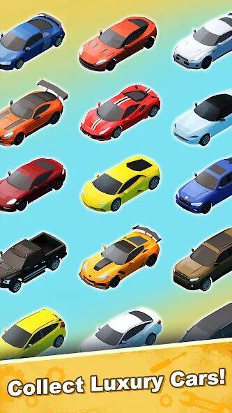 Скачать взломанную Car Mechanic Tycoon [Много денег] MOD apk на Андроид
