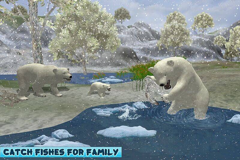 Скачать взломанную Семья Медведя Выживание [Много монет] MOD apk на Андроид