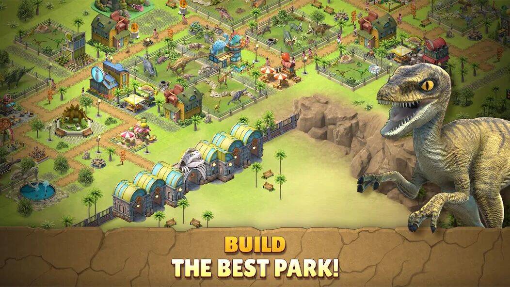 Скачать взломанную Jurassic Dinosaur: Dino Game [Мод меню] MOD apk на Андроид