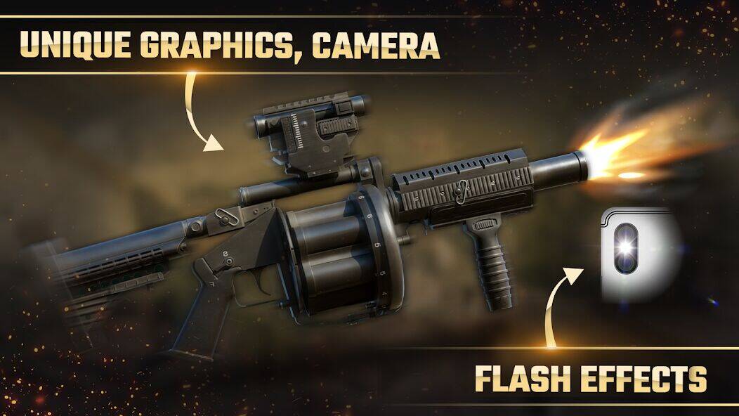 Скачать взломанную Shotgun Sounds Gun Simulator [Бесплатные покупки] MOD apk на Андроид