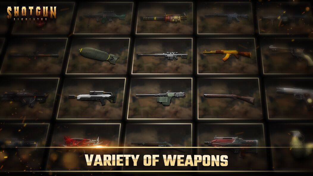 Скачать взломанную Shotgun Sounds Gun Simulator [Бесплатные покупки] MOD apk на Андроид