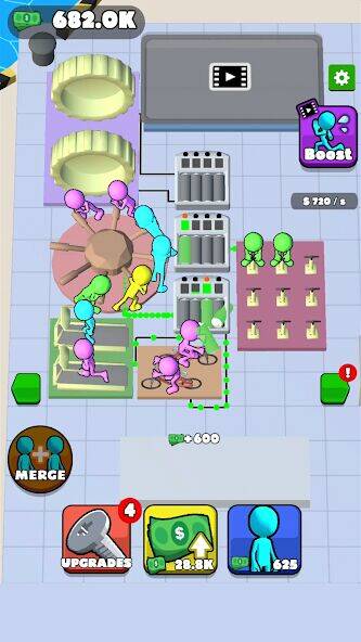 Скачать взломанную Human Electric Company [Много денег] MOD apk на Андроид