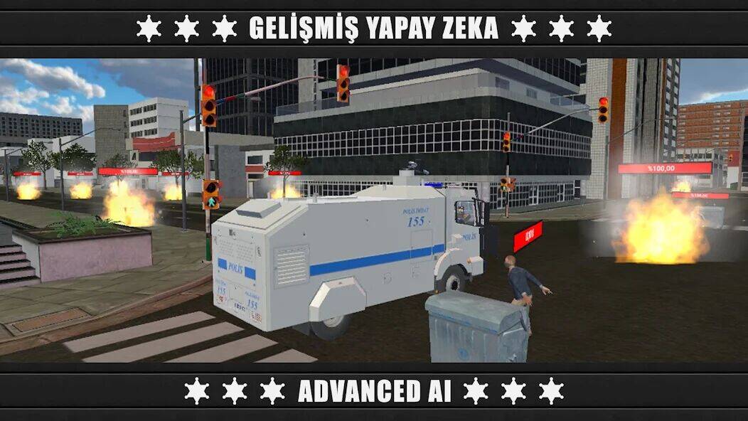 Скачать взломанную 155 Riot Control- Çevik Kuvvet [Много монет] MOD apk на Андроид