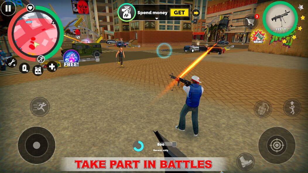 Скачать взломанную Vegas Crime Simulator [Бесплатные покупки] MOD apk на Андроид
