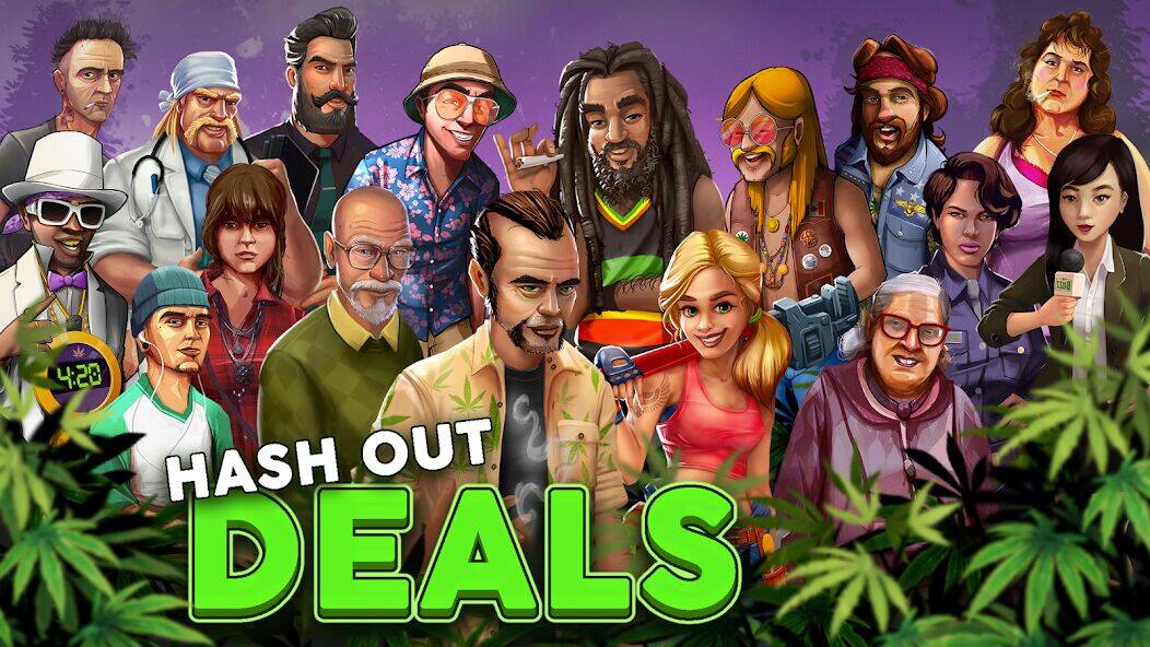 Скачать взломанную Hempire - Plant Growing Game [Много монет] MOD apk на Андроид
