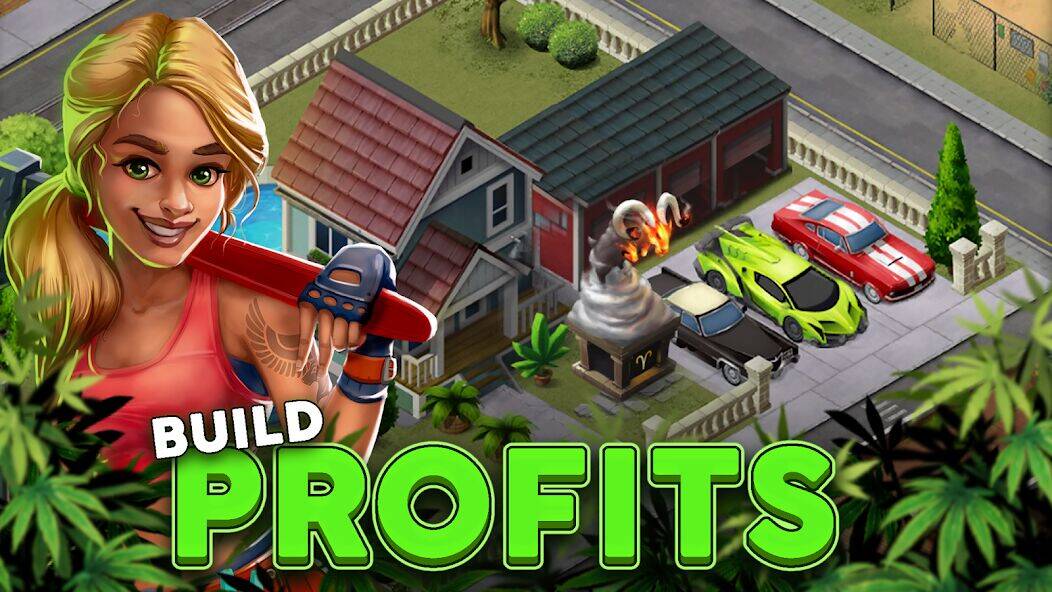 Скачать взломанную Hempire - Plant Growing Game [Много монет] MOD apk на Андроид