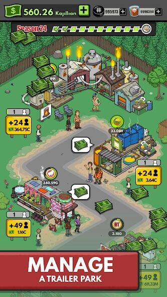 Скачать взломанную Trailer Park Boys:Greasy Money [Мод меню] MOD apk на Андроид