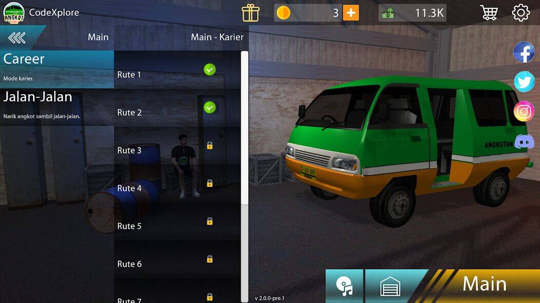 Скачать взломанную Angkot d Game [Бесплатные покупки] MOD apk на Андроид