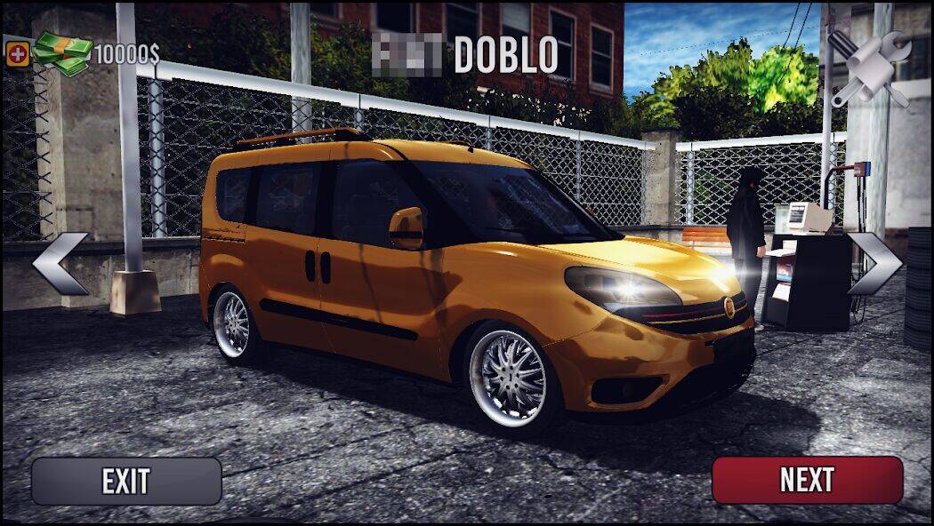 Скачать взломанную Doblo Drift Simulator [Много монет] MOD apk на Андроид