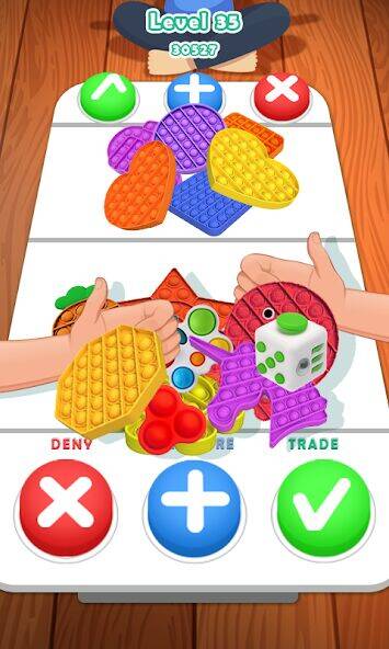 Скачать взломанную Fidget Toys: поп ит кукла игра [Много монет] MOD apk на Андроид