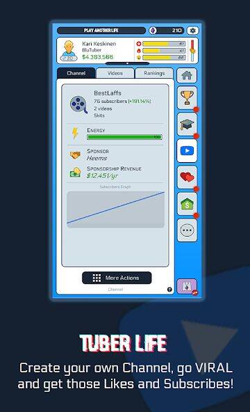Скачать взломанную Another Life - Life Simulator [Бесплатные покупки] MOD apk на Андроид