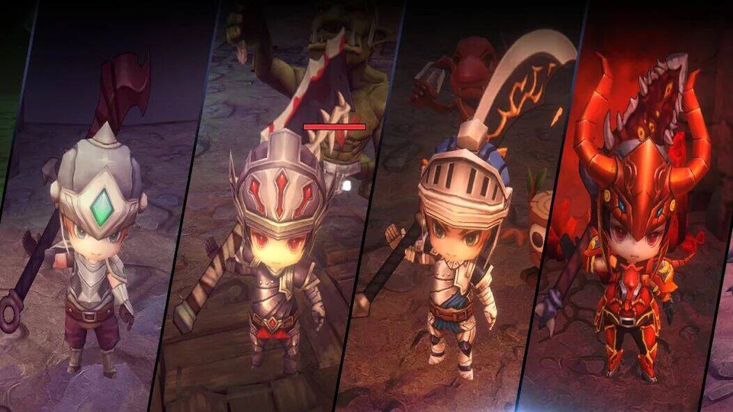 Скачать взломанную Dungeon Knight [Бесплатные покупки] MOD apk на Андроид