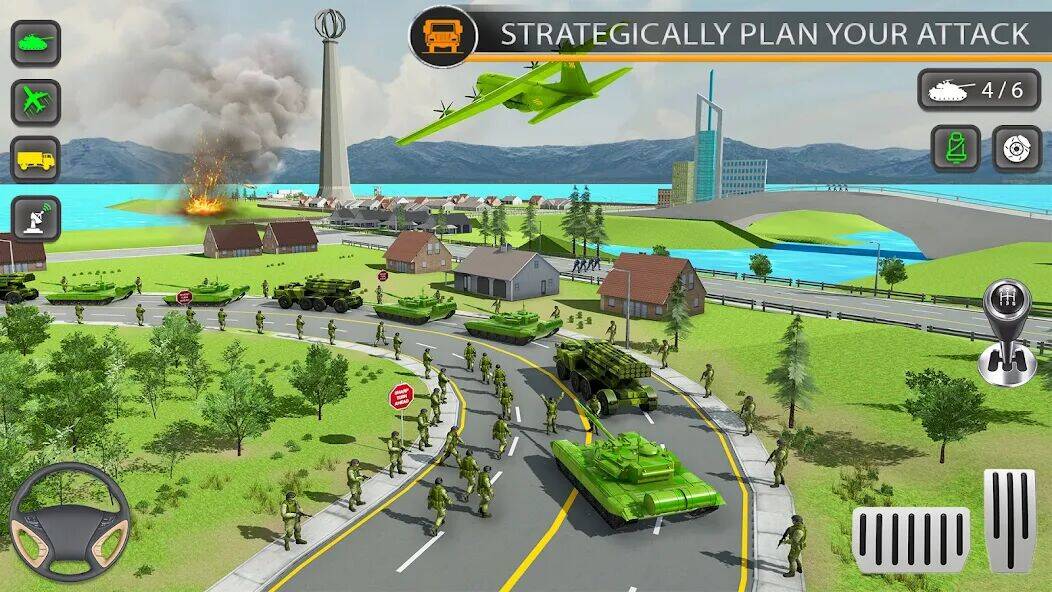 Скачать взломанную Армейский транспорт Военные [Мод меню] MOD apk на Андроид