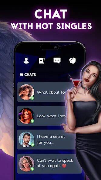 Скачать взломанную Love Sparks: My Love Secrets [Много денег] MOD apk на Андроид