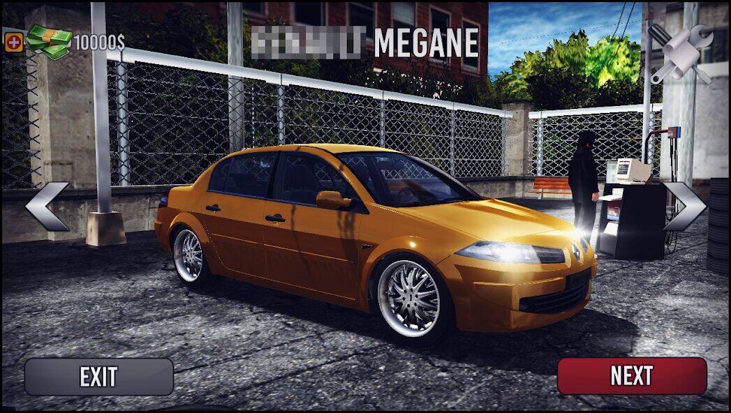Скачать взломанную Megane Drift Simulator [Много монет] MOD apk на Андроид