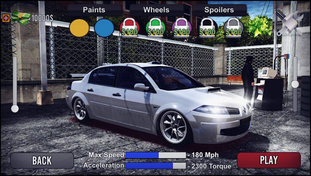 Скачать взломанную Megane Drift Simulator [Много монет] MOD apk на Андроид
