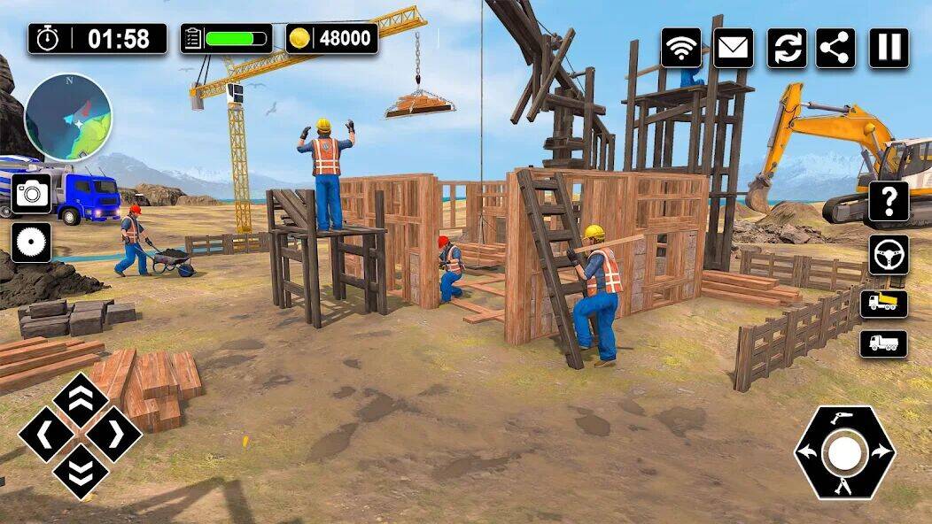 Скачать взломанную Cтроительства деревянного дома [Много монет] MOD apk на Андроид