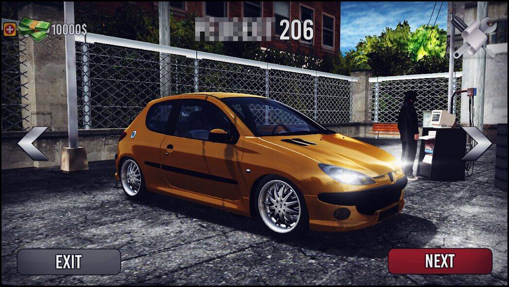 Скачать взломанную 206 Drift Simulator [Много монет] MOD apk на Андроид