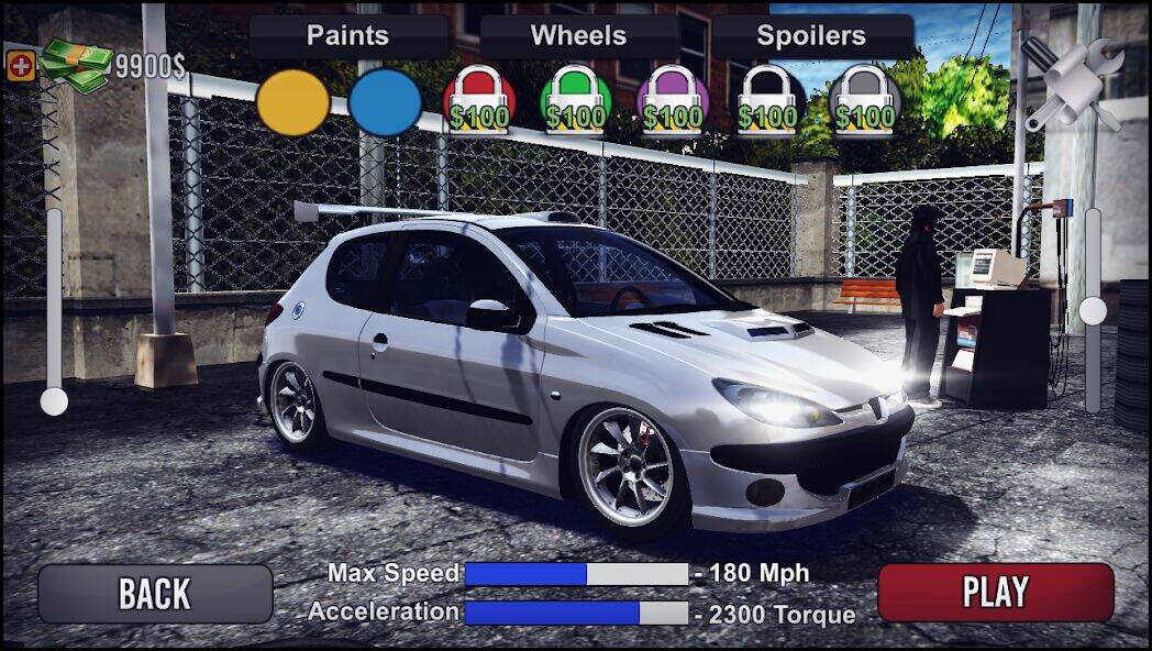 Скачать взломанную 206 Drift Simulator [Много монет] MOD apk на Андроид