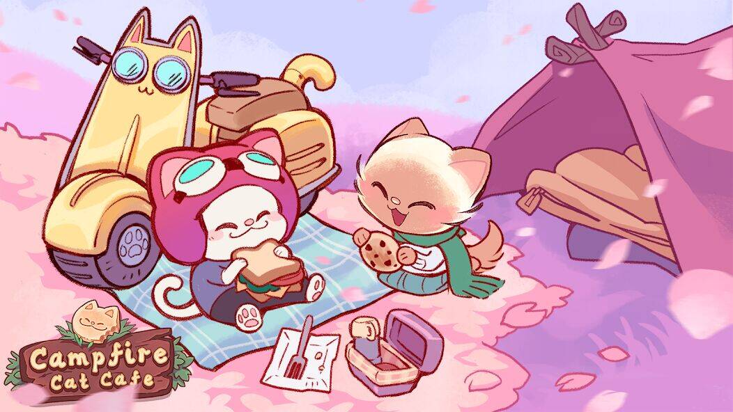 Скачать взломанную Campfire Cat Cafe [Мод меню] MOD apk на Андроид