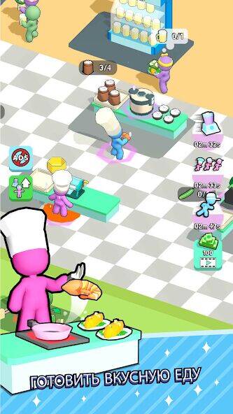 Скачать взломанную Kitchen Fever: Food Tycoon [Мод меню] MOD apk на Андроид