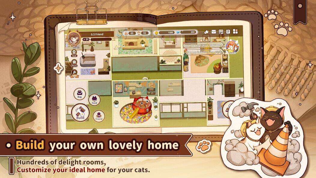 Скачать взломанную Losing Cats Way [Много денег] MOD apk на Андроид