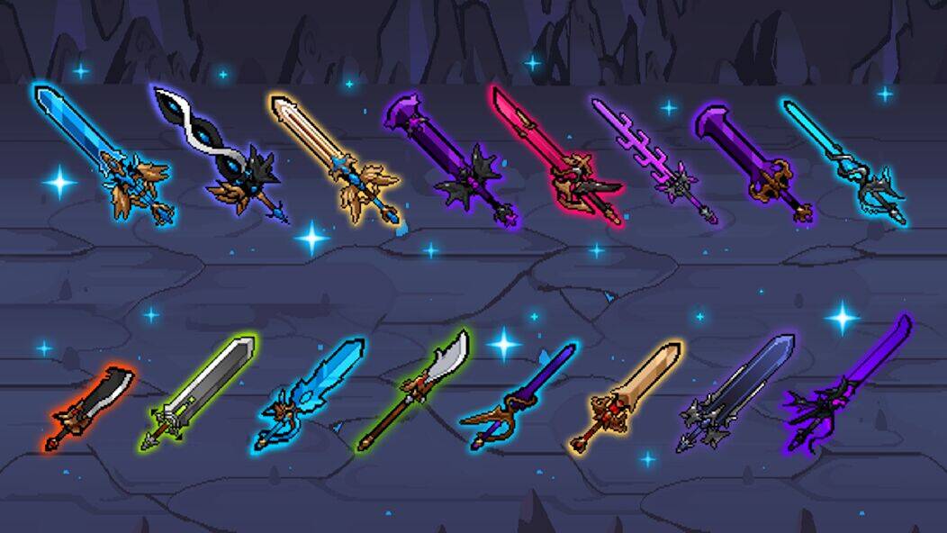 Скачать взломанную Hero Sword - Idle RPG [Бесплатные покупки] MOD apk на Андроид