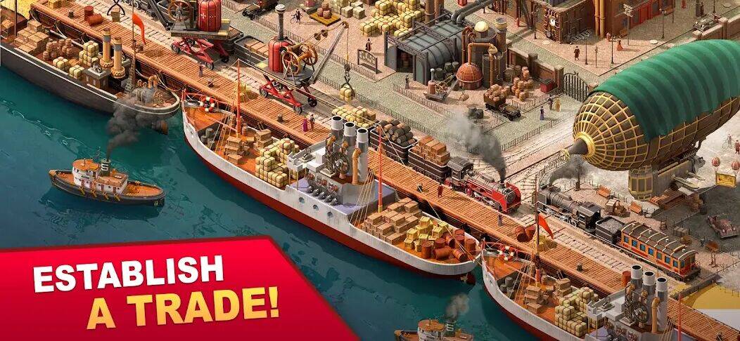 Скачать взломанную Steam City [Много монет] MOD apk на Андроид