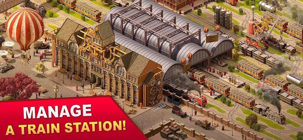 Скачать взломанную Steam City [Много монет] MOD apk на Андроид