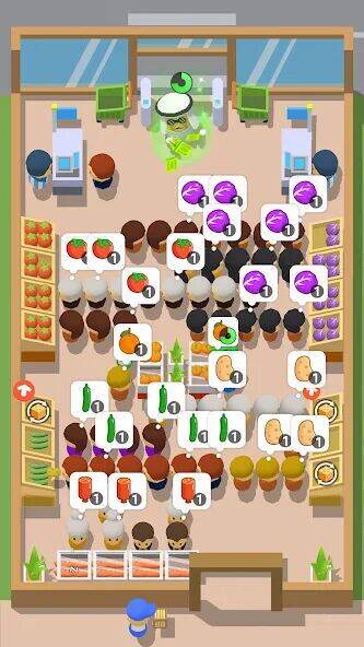 Скачать взломанную My Idle Store: Eat Venture [Много денег] MOD apk на Андроид
