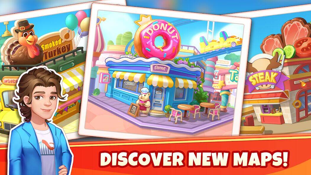 Скачать взломанную Cooking Wonder-Restaurant Game [Много денег] MOD apk на Андроид