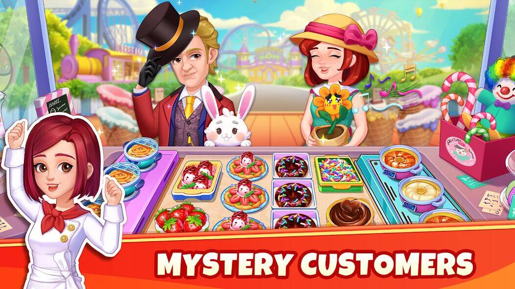 Скачать взломанную Cooking Wonder-Restaurant Game [Много денег] MOD apk на Андроид