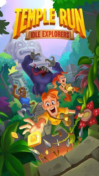 Скачать взломанную Temple Run: Idle Explorers [Много монет] MOD apk на Андроид