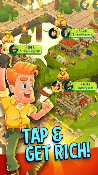 Скачать взломанную Temple Run: Idle Explorers [Много монет] MOD apk на Андроид