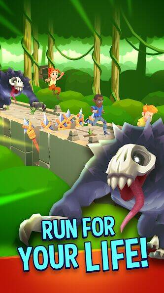 Скачать взломанную Temple Run: Idle Explorers [Много монет] MOD apk на Андроид