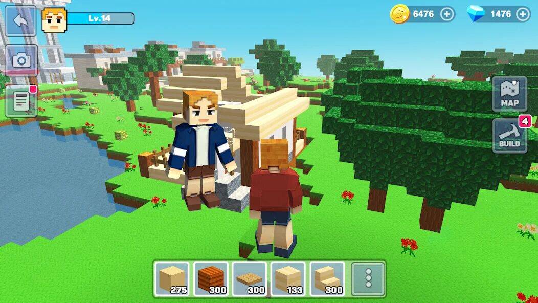 Скачать взломанную MiniCraft: Blocky Craft 2023 [Много монет] MOD apk на Андроид