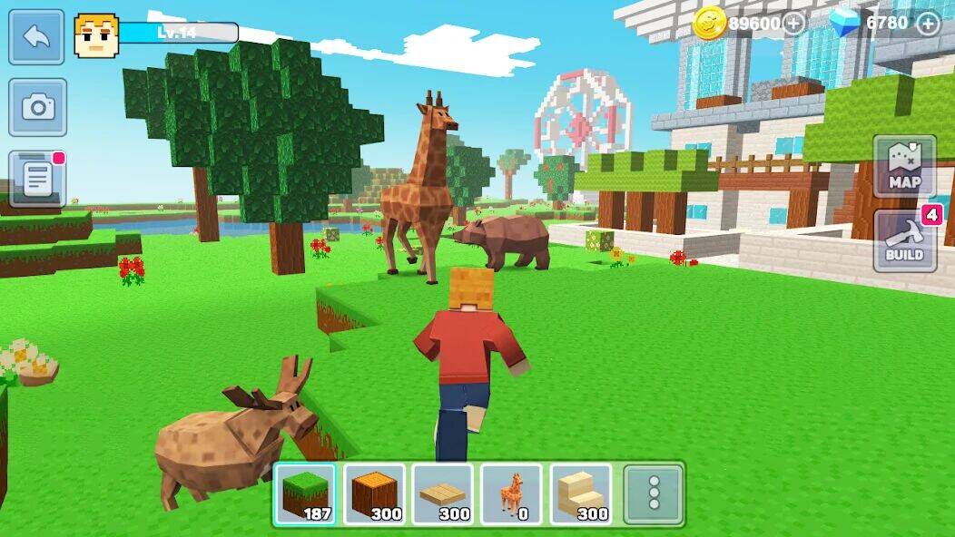 Скачать взломанную MiniCraft: Blocky Craft 2023 [Много монет] MOD apk на Андроид