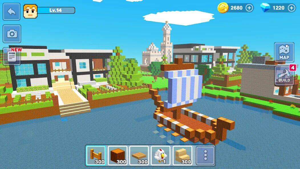 Скачать взломанную MiniCraft: Blocky Craft 2023 [Много монет] MOD apk на Андроид