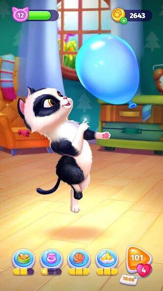 Скачать взломанную My Cat - Tамагочи c котиками [Мод меню] MOD apk на Андроид