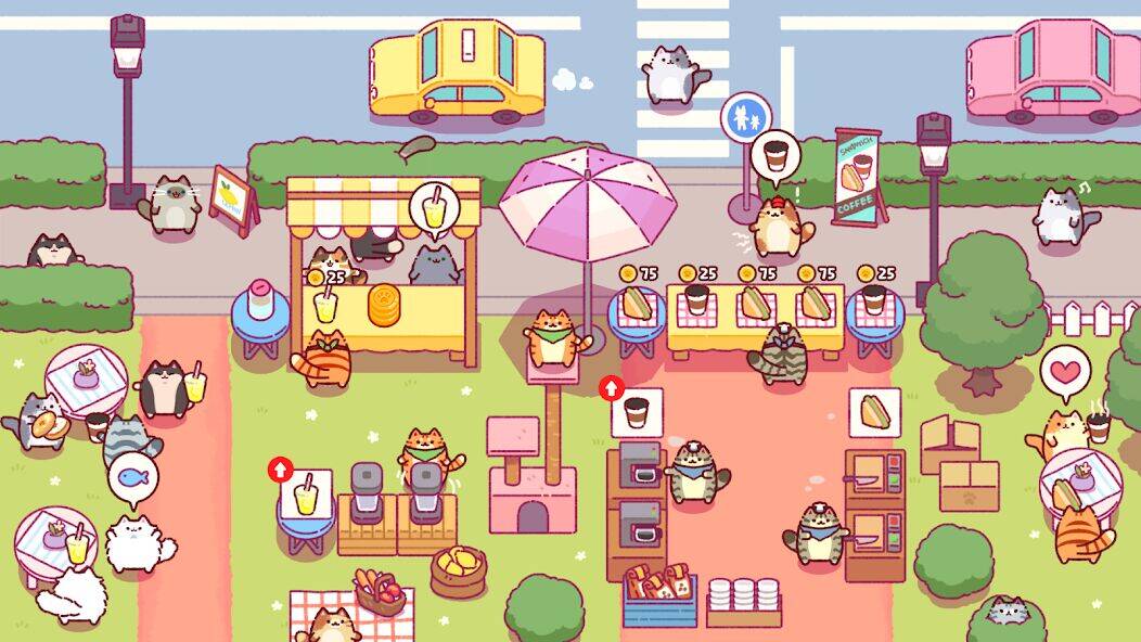 Скачать взломанную Cat Snack Bar : Cat Food Games [Много монет] MOD apk на Андроид