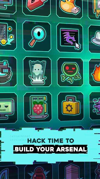 Скачать взломанную Hacking Hero: Hacker Clicker [Много денег] MOD apk на Андроид
