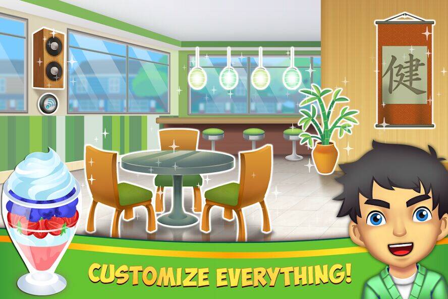 Скачать взломанную My Salad Bar: Veggie Food Game [Много монет] MOD apk на Андроид