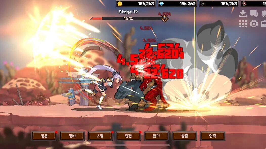 Скачать взломанную Dual Blader : Idle Action RPG [Много монет] MOD apk на Андроид