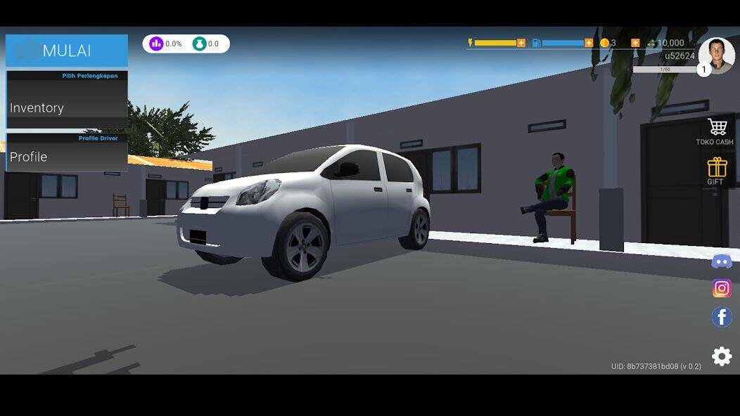 Скачать взломанную Taxi Online Simulator ID [Много денег] MOD apk на Андроид