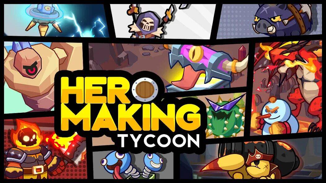 Скачать взломанную Hero Making Tycoon [Бесплатные покупки] MOD apk на Андроид