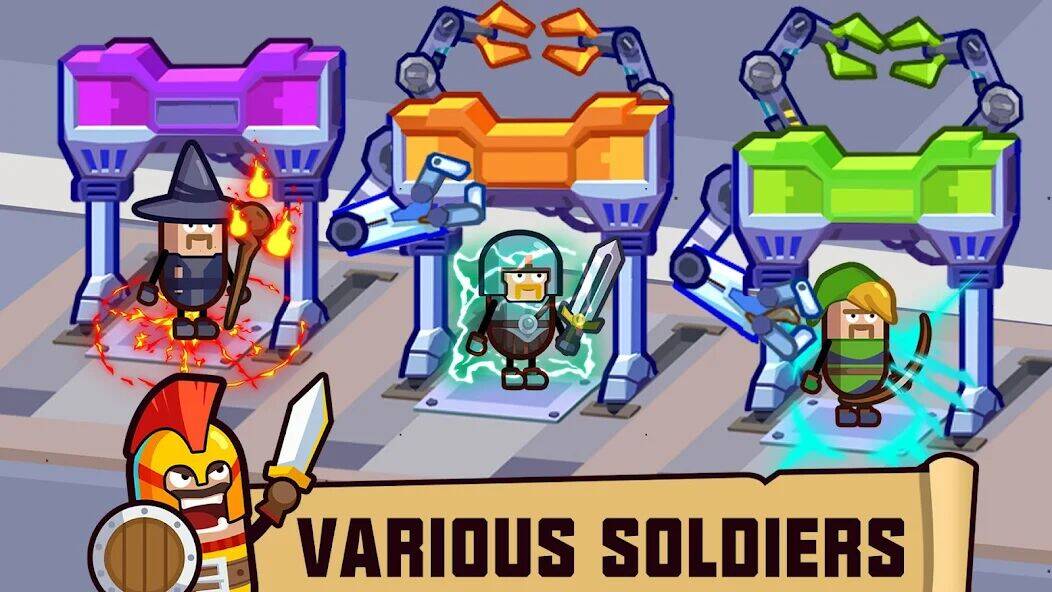 Скачать взломанную Hero Making Tycoon [Бесплатные покупки] MOD apk на Андроид