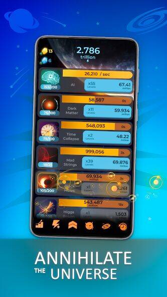 Скачать взломанную Annihilation - Space Tycoon [Бесплатные покупки] MOD apk на Андроид